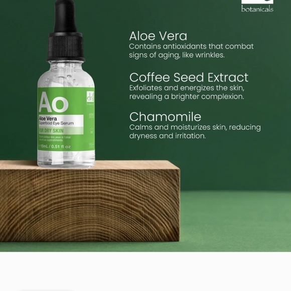 Dr Botanicals Ao Aloe Vera Superfood Eye Serum, 15 ml full size - Picture 4 of 12
